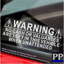 2 x Stickers No Cash Or