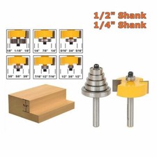 1/2" or 1/4" Shank Solid Wood