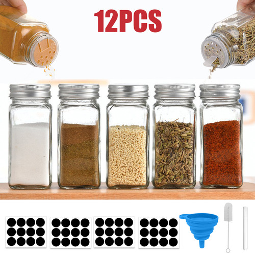 24pcs 120ml glass spice - glass,
