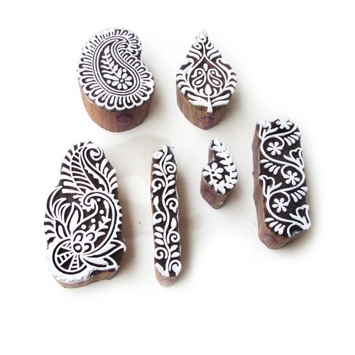 Asian leaf and paisley - leaf,