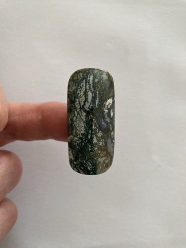 Moss agate cabachon - cabachon,