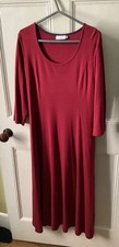 Adini red cotton dress size L1