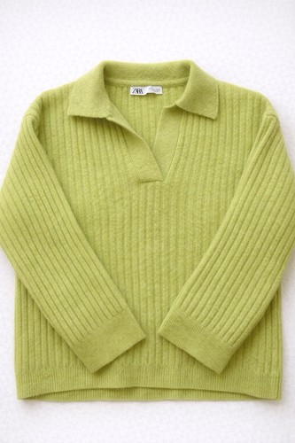 Zara ribbed knit - zara, polo