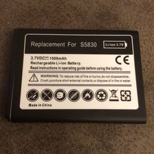 Replacement  Li-ion Battery 1500mAh Compatible with Samsung Galaxy Ace S5830