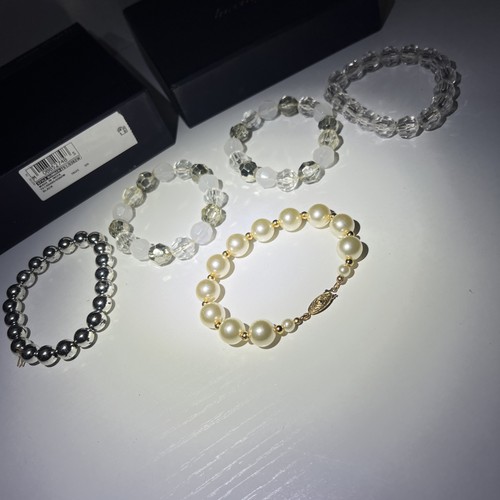 Various pearl style silver - pearl,