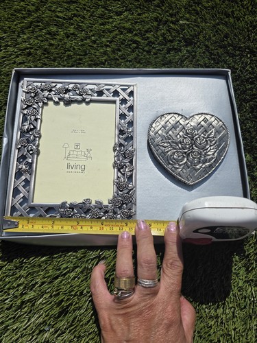 Metal photo frame - metal, trinket