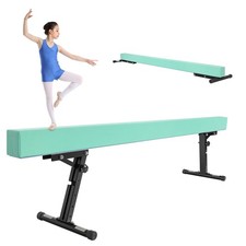 Gymnastics Beam with 5 heights Adjustable 8ft Balance Beam Home Gym Equipmen