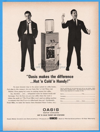 1963 oasis water - water, coolers