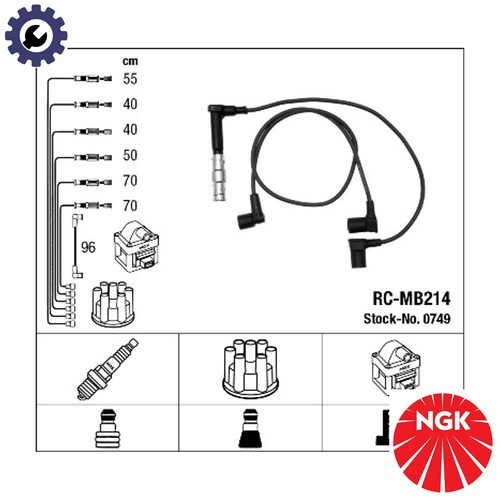 Ignition cable kit 0749 - cable,