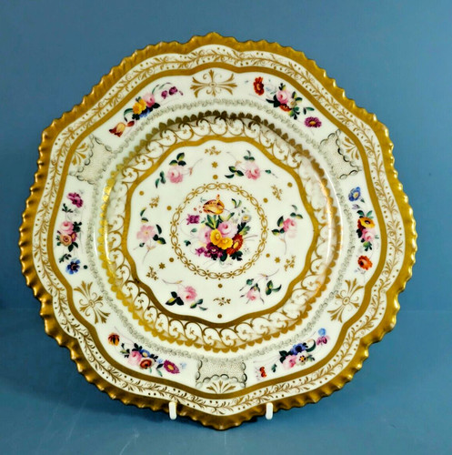 Chamberlains worcester plate - plate, c