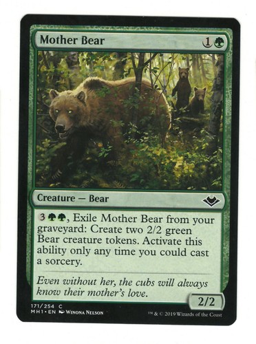 Mtg mother bear - mother, common