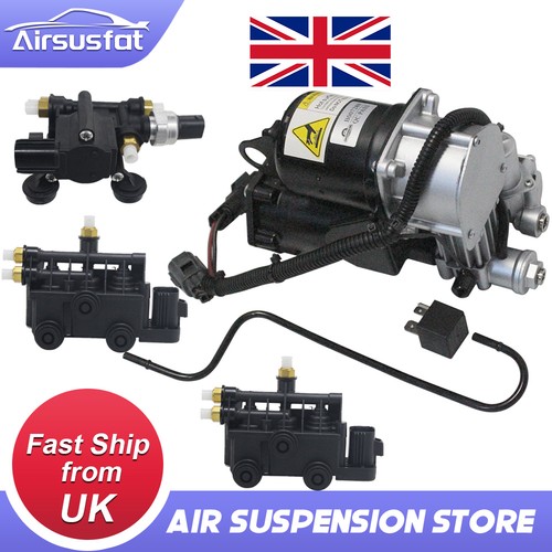 Air suspension compressor - suspension, compressor+3x