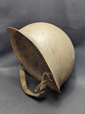 Vintage US Military Combat M1 Helmet Steel Vietnam War Era Memorabilia 
