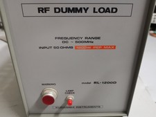 1500W RF Dummy Load DC To 500MHz RL-1200D 50 Ohms Kuranishi Instruments