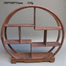 Oriental Collect Wood Curve Shelf for Vase Snuff Bottle&Snuff Bottle Shelf 20358