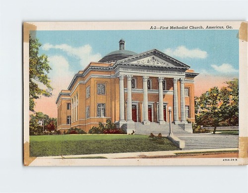 Postcard first methodist - first,