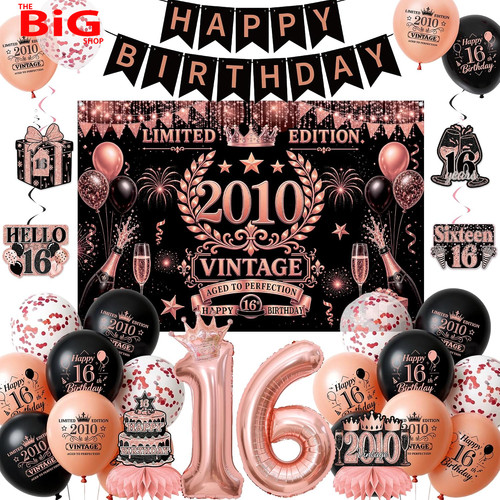16th birthday decorations for - 16th,