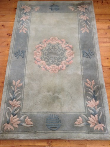 Vintage chinese carpet jade - vintage,