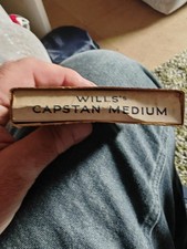 Vintage Antique Cigarette Packet unique EMPTY box Metal Tin Wills woodbine Rare 