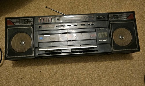 Vintage sharp 372e boombox - sharp,