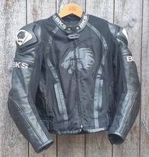 BKS Leather Evolution Pro Two Piece Racing Suit Jacket and Trousers Size 42 UK