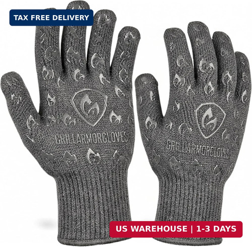 Oven gloves with fingers - oven,