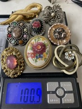 Vintage Scarf Clips Joblot