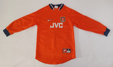 Nike Arsenal Goalkeeper Shirt Orange 1996/98 #1 Seaman - Used - Fair B92 W311
