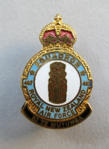 Enamel pin badge rnzaf - pin,