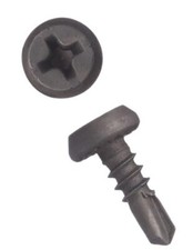 Black Self Drilling Pan Head