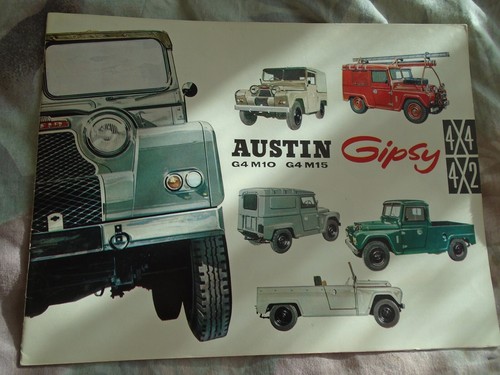 Austin gipsy 4x4 - 4x2, brochure