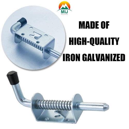 Heavy duty spring loaded bolt - heavy,