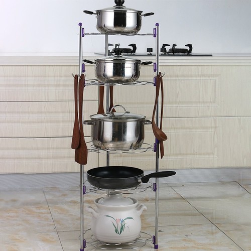 Carbon steel tier large pots - steel, 5