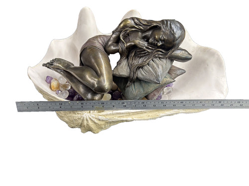 Solid bronze mermaid - bronze,,