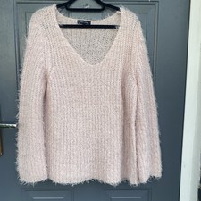 New Look Pale Pink Fluffy V