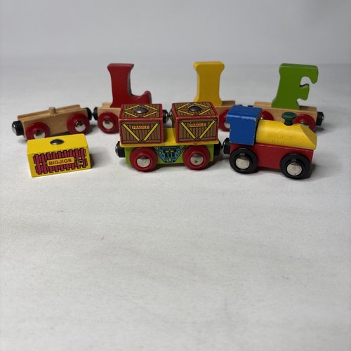 Big jigs wooden train - wooden, and