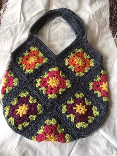 Hand made crochet granny - hand,