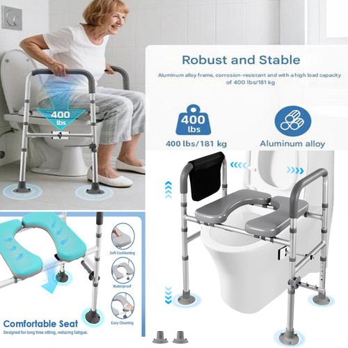 Raised toilet seat frame - toilet,