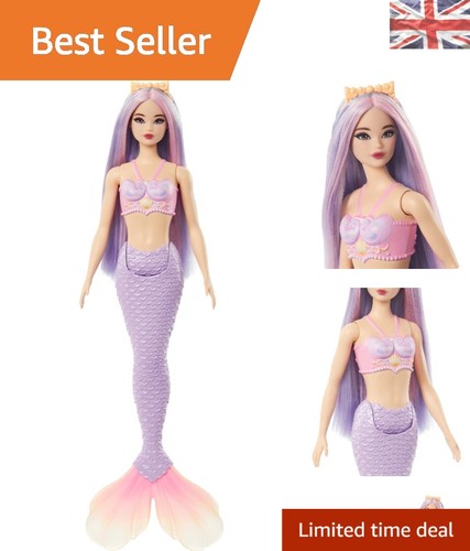 Lavender tail barbie mermaid - lavender,