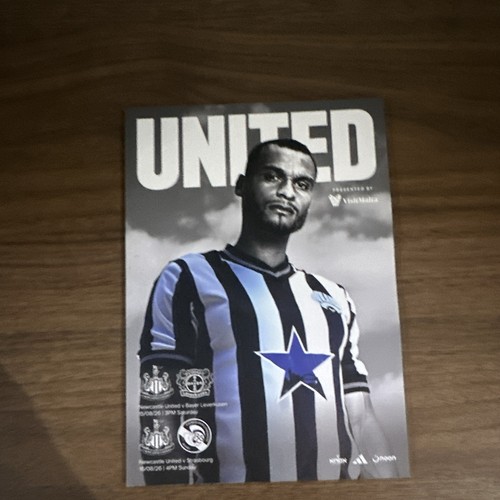 Newcastle united programme pre - newcastle,