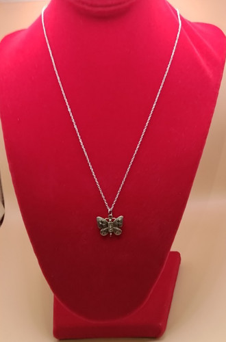 Sterling silver 925 butterfly - silver,