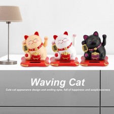 Solar Powered Cute Waving Cat