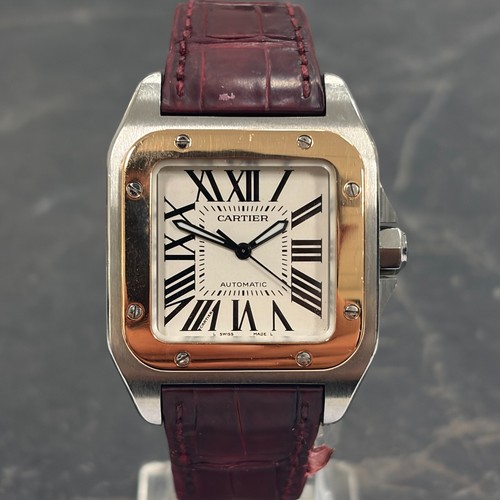 Cartier santos 100 medium 33mm - 100,