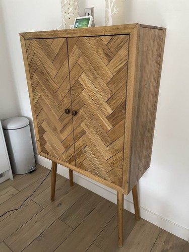 Brushed glazed solid oak - glazed,