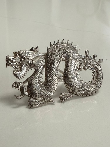 Antique chinese silver menu - chinese,