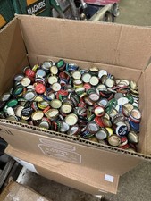 Box Full Of Bottle Tops