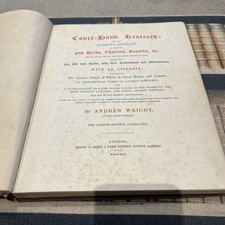 1846 Court-Hand Restored Old