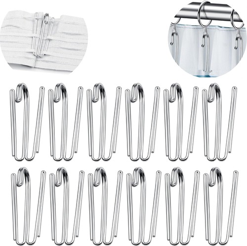 Metal curtain hooks pinch - curtain,
