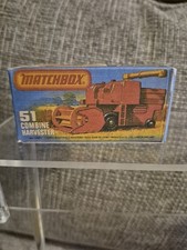 matchbox superfast lesney NO 51 COMBINE HARVESTER repro box