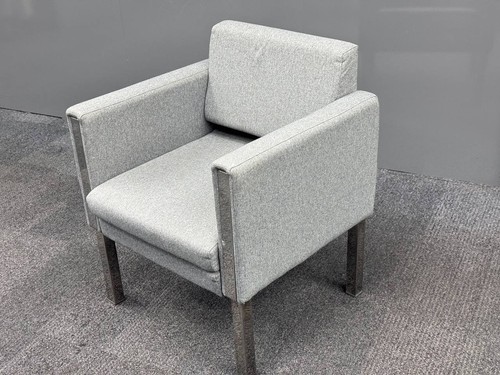 Grey fabric armchairs - armchairs, –